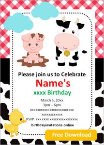 Birthday Invitation | Free Printable Party Invitation Templates 🎉