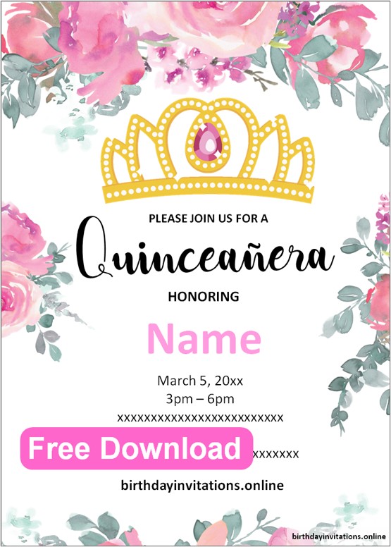 invitations quinceanera