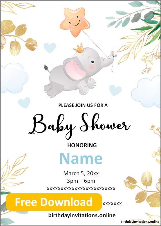 free online baby shower invitations