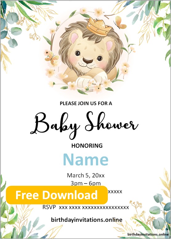 baby shower invitations