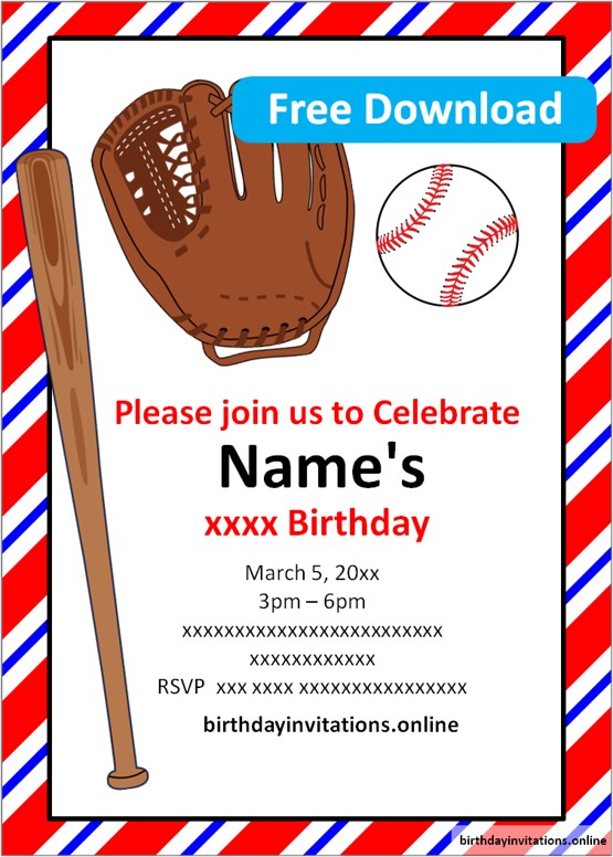 printable birthday invitations