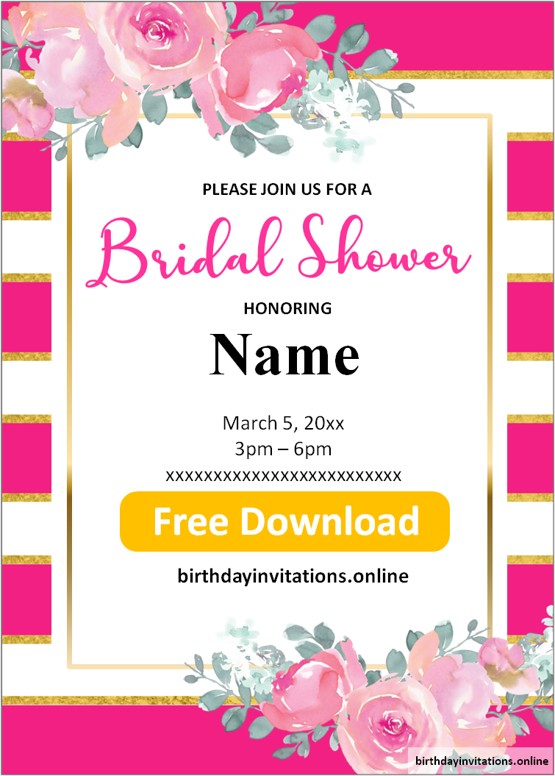 bridal shower invitations