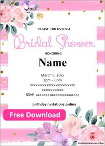Birthday Invitation | Free Printable Party Invitation Templates 🎉