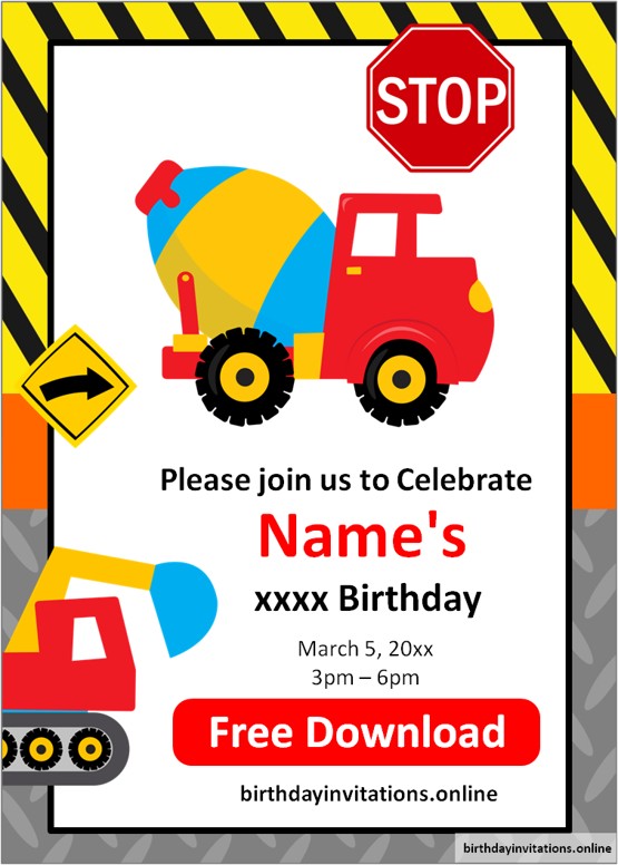 birthday invitations templates