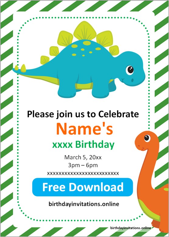 FREE Printable Boy birthday invitations Templates | Party Invitation