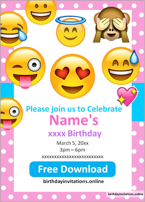 kids birthday invitations