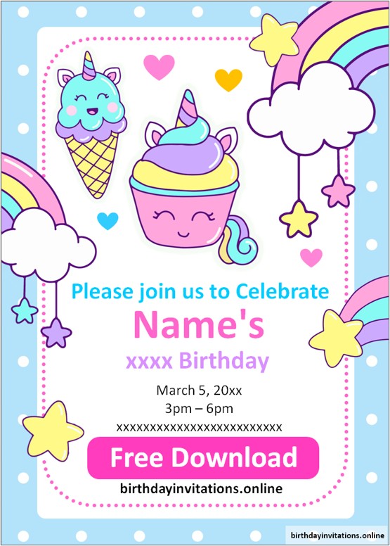 Kawaii Invitation