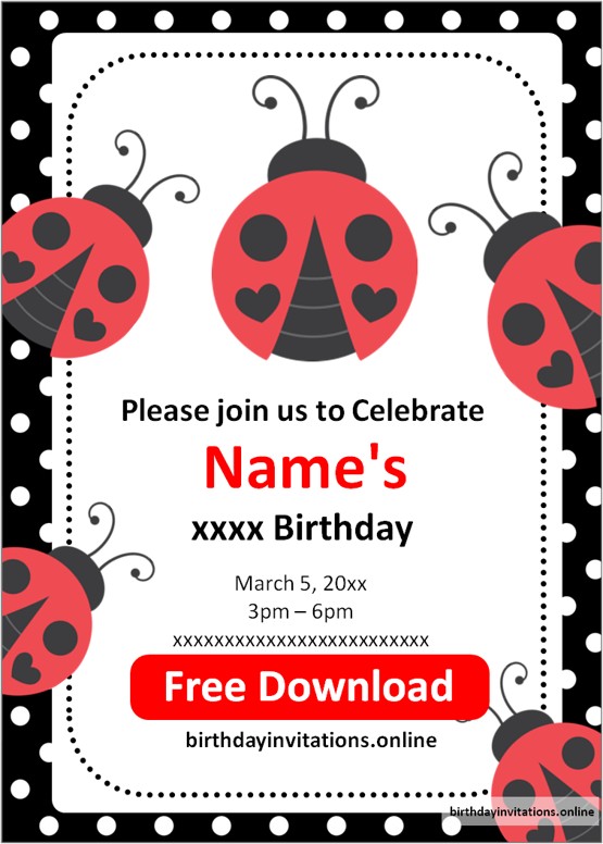 free online birthday invitations