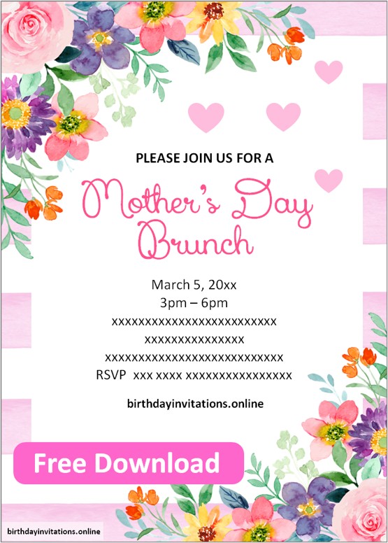 Mother's Day Invitation