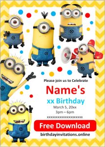 FREE Printable Boy birthday invitations Templates | Party Invitation