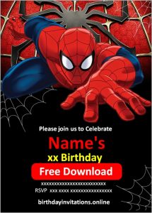 FREE Printable Boy birthday invitations Templates | Party Invitation