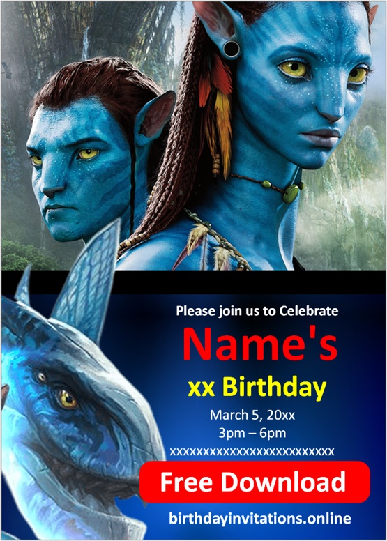 Avatar Invitations