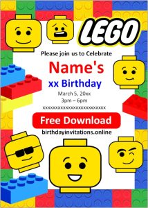 FREE Printable Boy birthday invitations Templates | Party Invitation