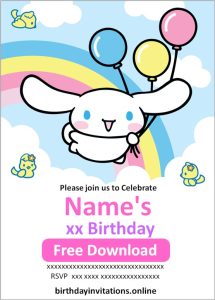 FREE HELLO KITTY birthday Invitations Template online FREE HELLO KITTY birthday Invitations Template online