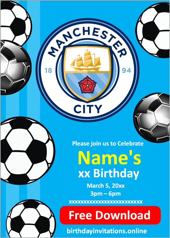 Manchester City Invitation